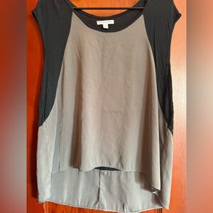 American Eagle Outfitters Black and Gray Tank Top